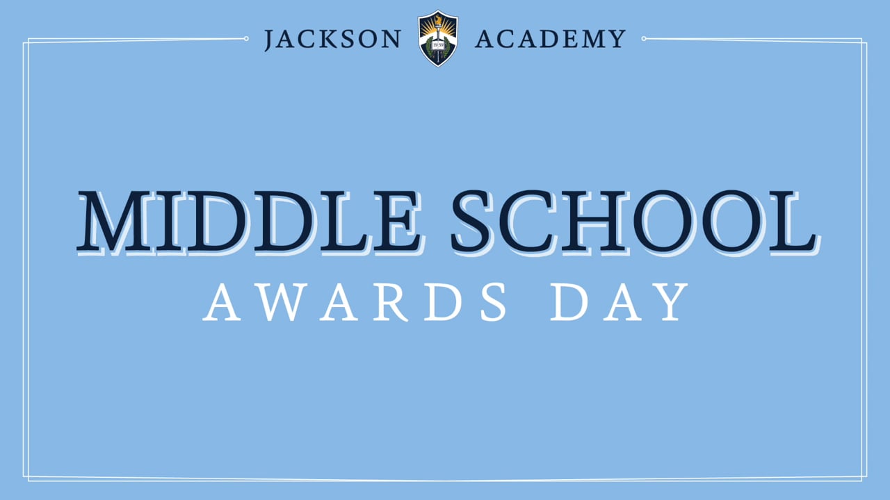 Middle School Awards 2021