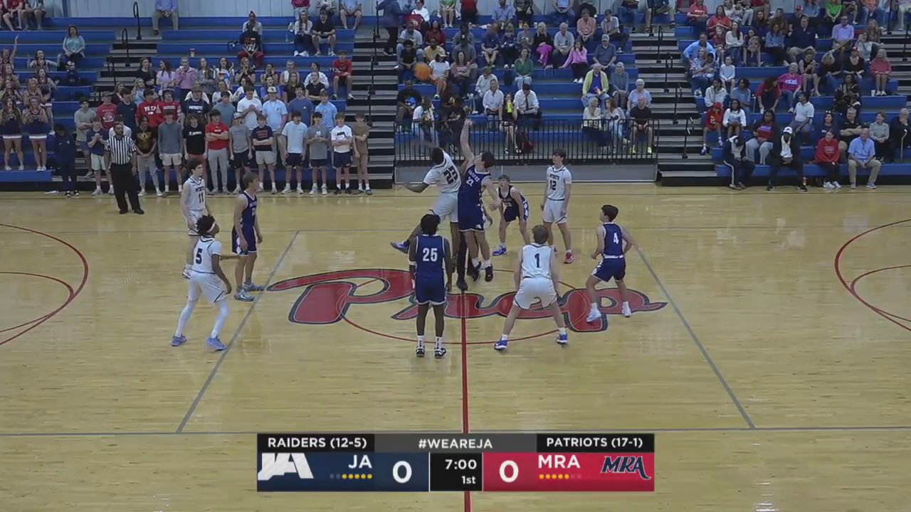 JV Boys Basketball vs MRA (JH Championship) - 02-0825