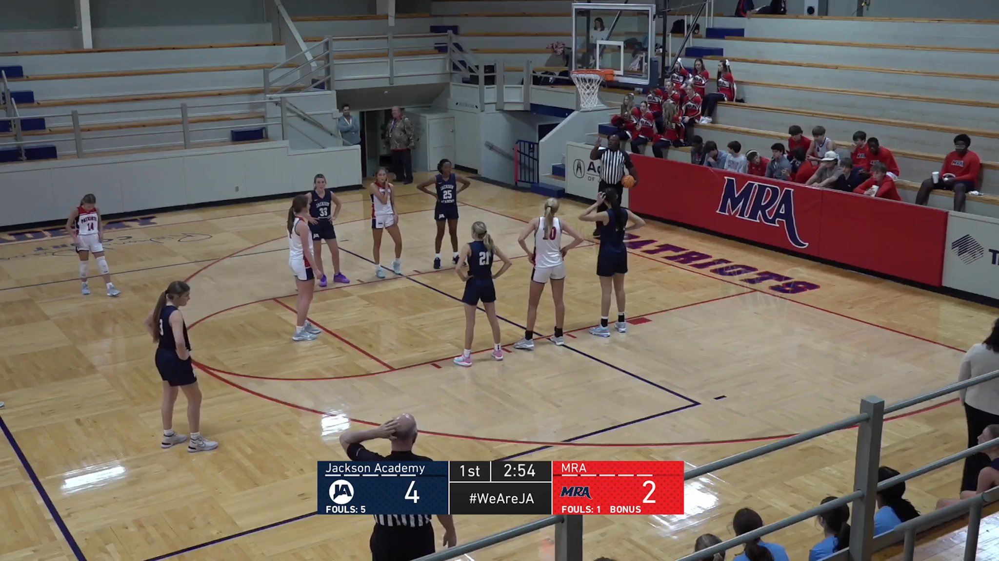 JV Girls Basketball at MRA - 12-02-25
