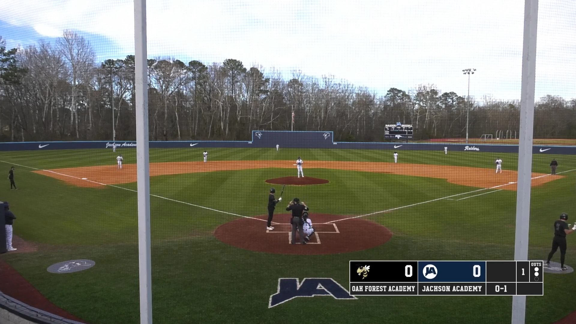 Varsity Baseball vs Oak Forest (DH Game 1) - 02-27-25