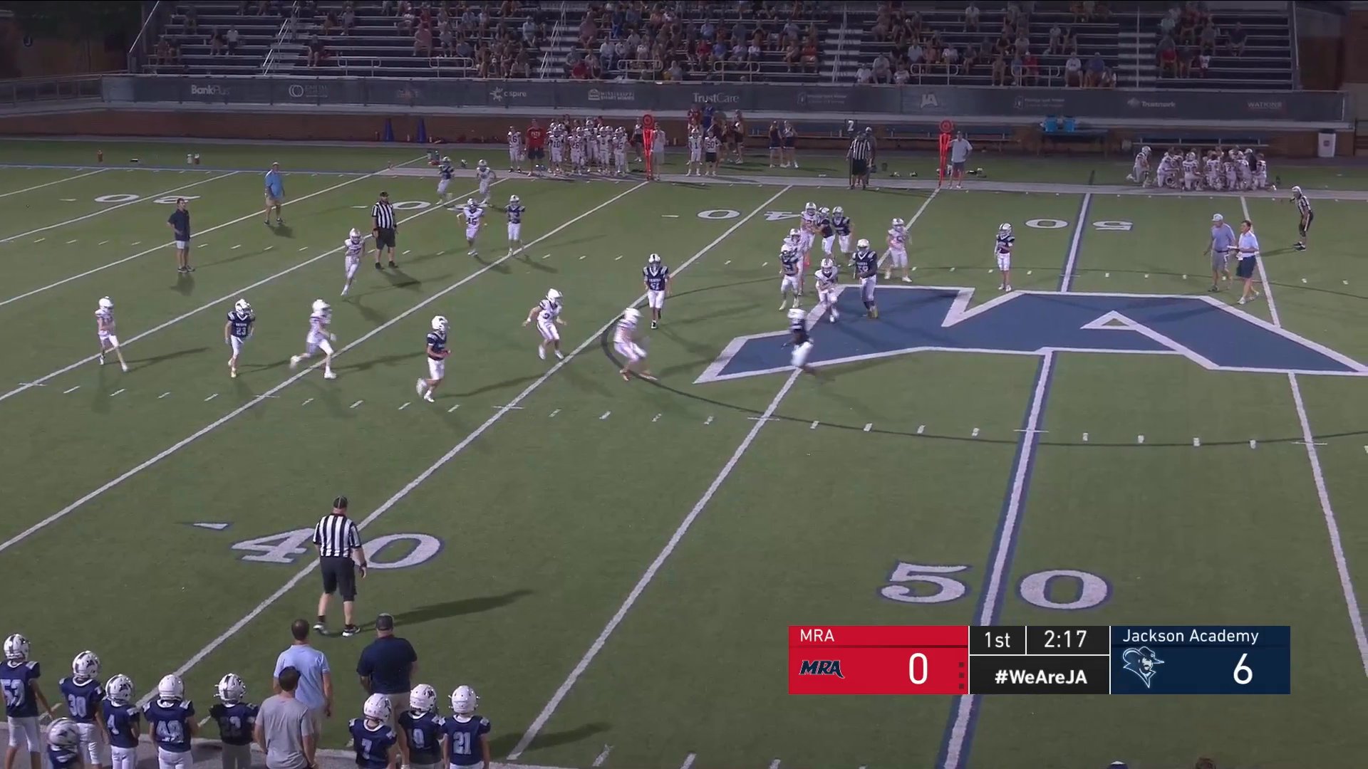 6th Grade Football vs MRA - 08-31-26