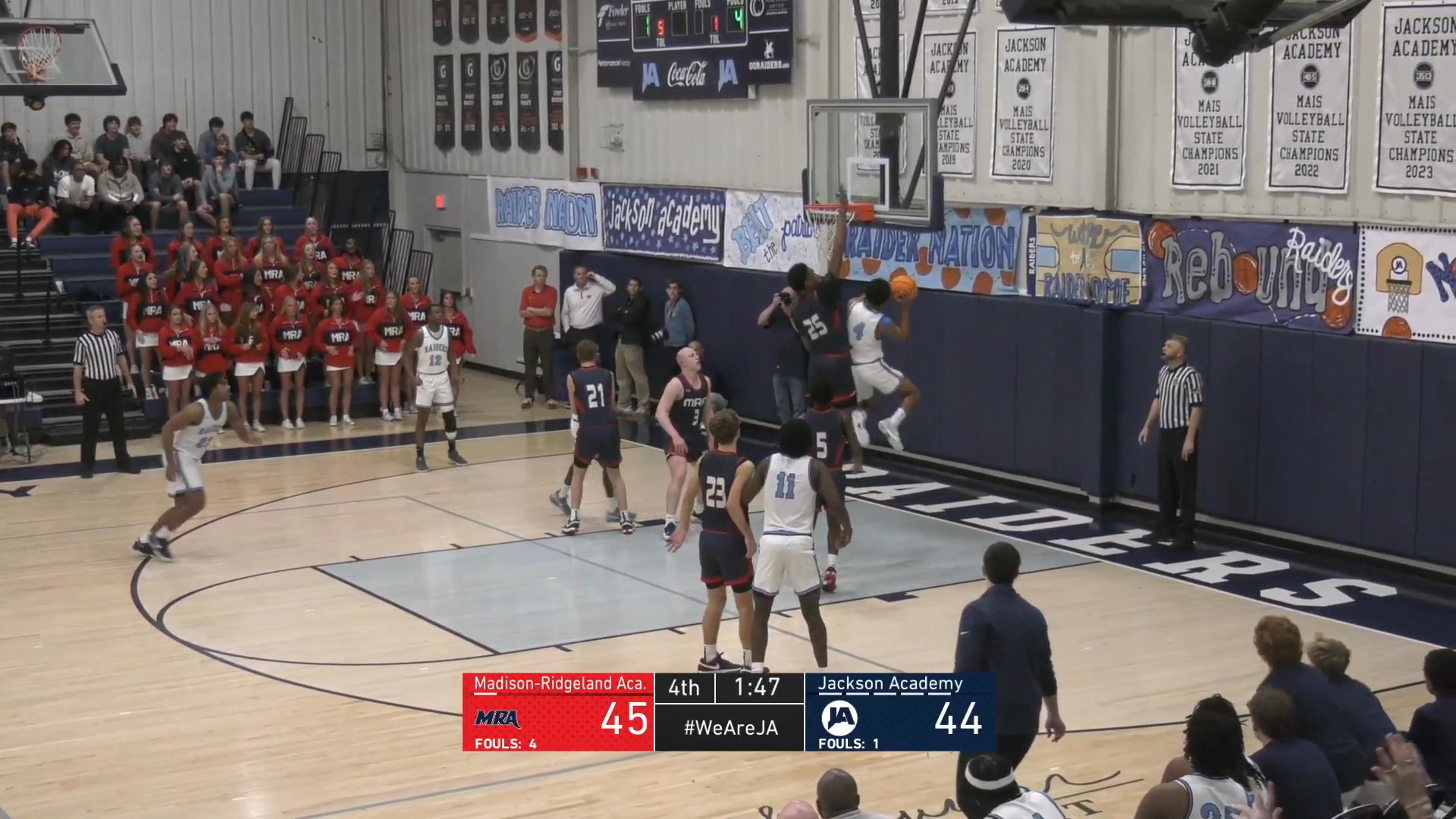 Varsity Boys Basketball vs MRA - 01-30-25